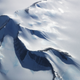 A view of the Antarctic ice sheet.